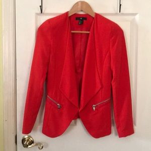 Red H & M Blazer